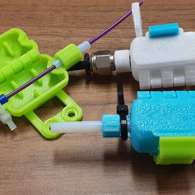 Filament cleaner (Bộ làm sạch filament) gắn PTFE/giá bắt vít, clip siêu bền