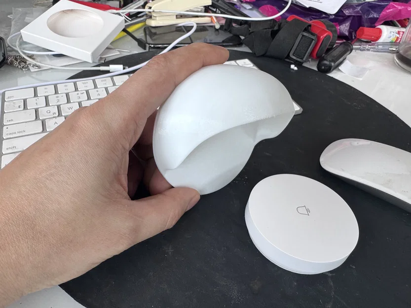 Vỏ bảo vệ nút nhấn chuông cửa Xiaomi Linptech G6L-WIFI (3D Print) - Image 3