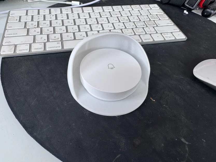 Vỏ bảo vệ nút nhấn chuông cửa Xiaomi Linptech G6L-WIFI (3D Print) - Image 5