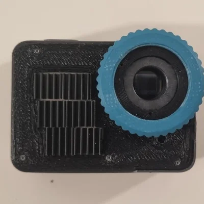 Adapter GoPro 5 sang C-Mount / Mặt trước (Front plate)