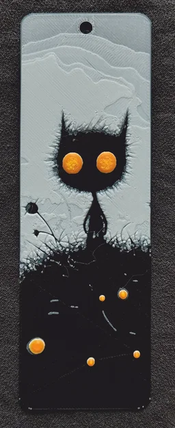 Bookmark mèo bóng tối (Darkness cat bookmark) - Image 1