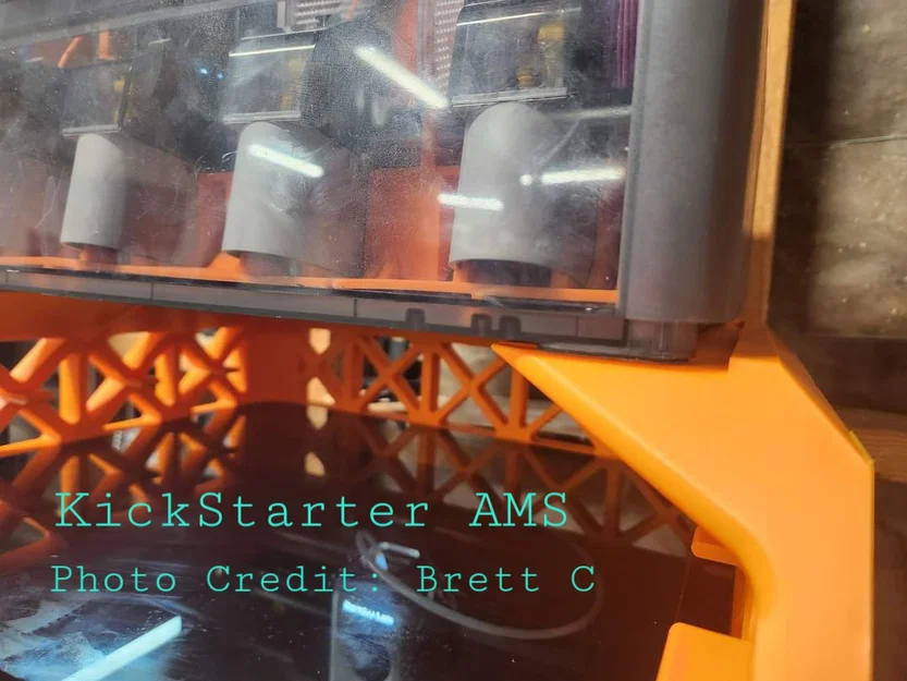 V2 Vented Remix - Riser+AMS Stand Bambu Lab P1P/P1S/X1-C (Community Build) - Image 12