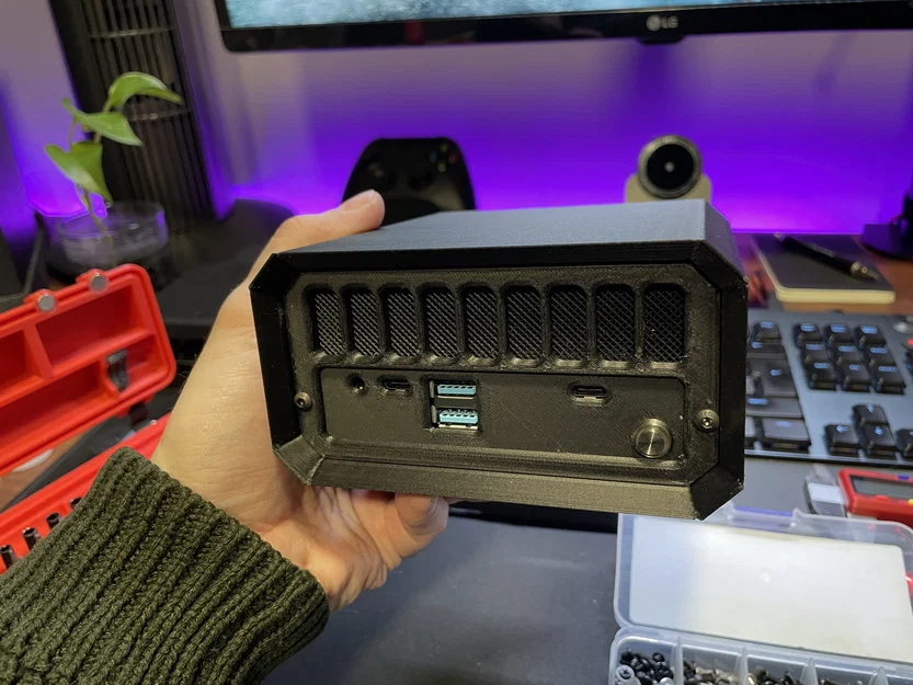 Vỏ Case Mini PC In 3D Cho Bo Mạch Chủ Asrock 4X4 Gọn Gàng - Image 1