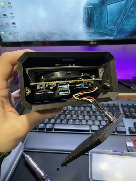 Vỏ Case Mini PC In 3D Cho Bo Mạch Chủ Asrock 4X4 Gọn Gàng - Image 3