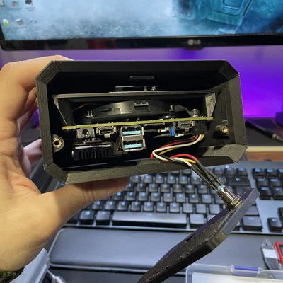 Vỏ Case Mini PC In 3D Cho Bo Mạch Chủ Asrock 4X4 Gọn Gàng