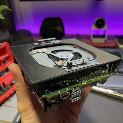 Vỏ Case Mini PC In 3D Cho Bo Mạch Chủ Asrock 4X4 Gọn Gàng