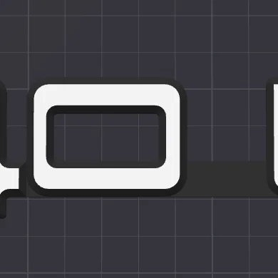 Logo trang trí đuôi xe Volvo 240 LS Swap in 3D
