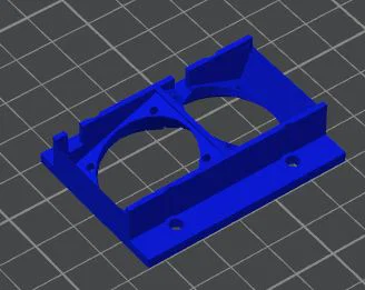 Bộ khung chuyển đổi quạt tản nhiệt kép 2510 sang 40mm cho máy in 3D - Image 2