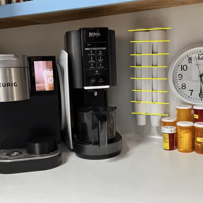 Khay/Ống giữ K-cup 16 viên (remix) – k-cup-tubes-extended.stl