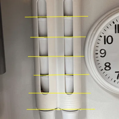 Khay/Ống giữ K-cup 16 viên (remix) – k-cup-tubes-extended.stl