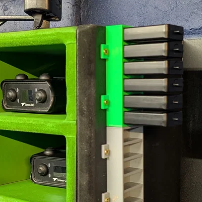 Khay lưu trữ pin Green-Go 6 vị trí (Green-Go Battery Storage)
