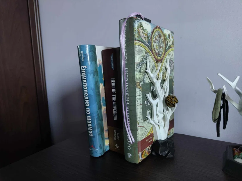 Kệ Chặn Sách Cây Tối Giản (Minimalistic Trees Book Holder) - Image 2