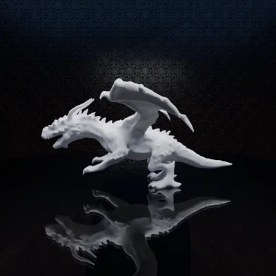 Tượng Rồng Oai Phong (Majestic Dragon Figurine)