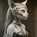Catwoman cyberpunk Hueforge 3 màu (wall art 2D) - Thumbnail 2