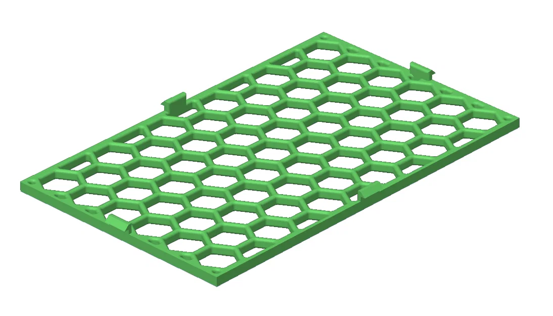 Tấm lưới tổ ong (Honeycomb Grill) 50x80mm cho máy tính và DIY - Image 2