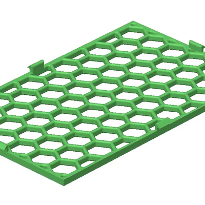 Tấm lưới tổ ong (Honeycomb Grill) 50x80mm cho máy tính và DIY
