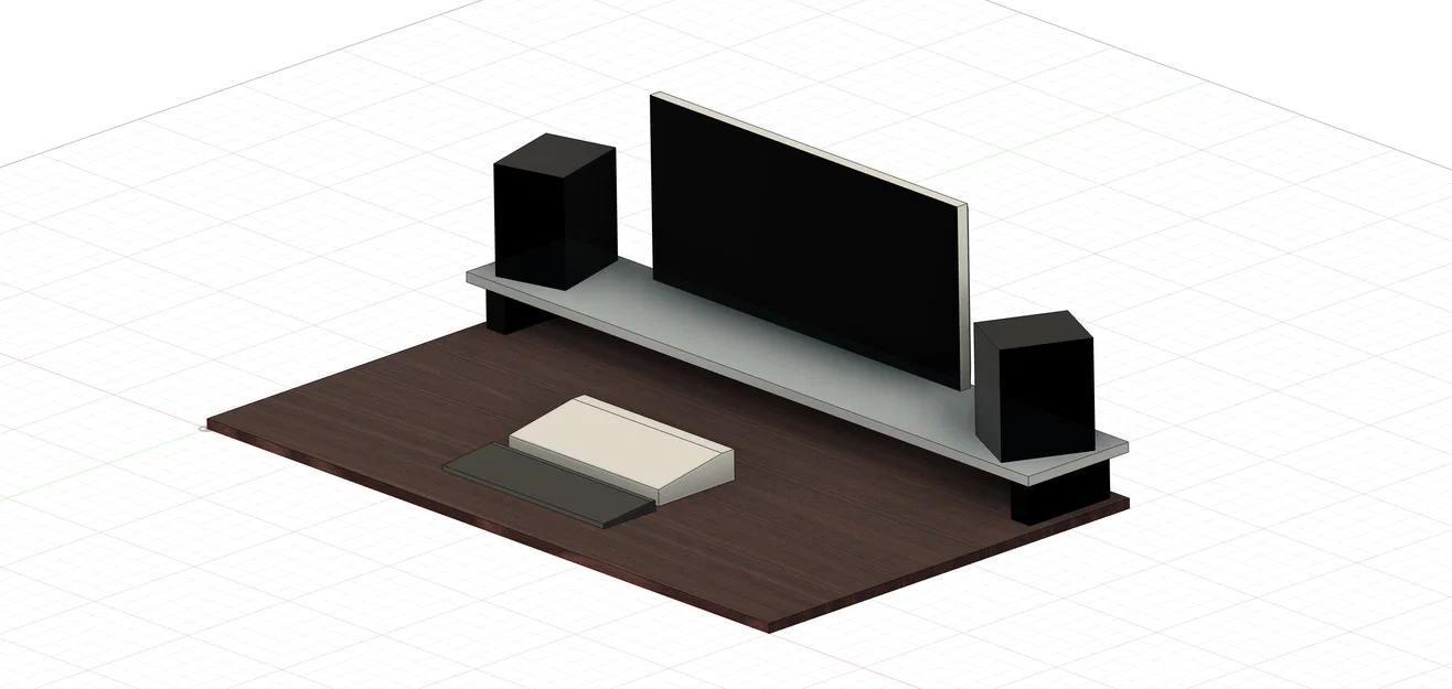 Mẫu thiết kế kệ nâng màn hình máy tính (Desk Riser) DIY - Image 1