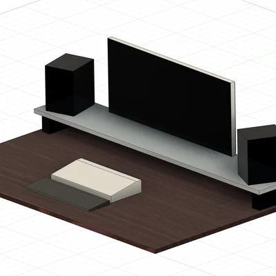 Mẫu thiết kế kệ nâng màn hình máy tính (Desk Riser) DIY