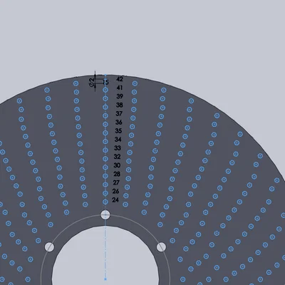 Thiết kế Đĩa chia độ trực tiếp (Straight Divider) cho máy phay 3D