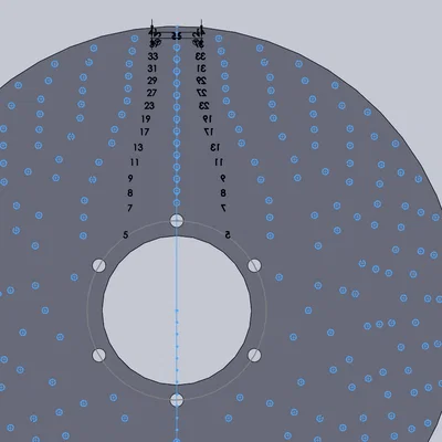 Thiết kế Đĩa chia độ trực tiếp (Straight Divider) cho máy phay 3D