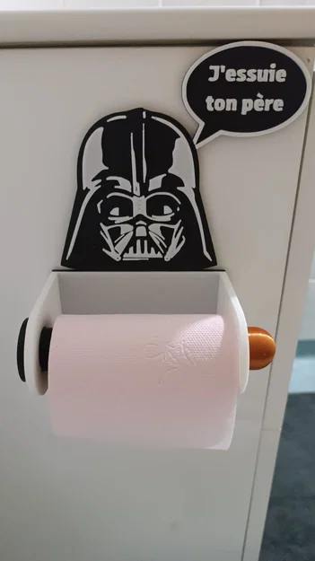 Dark Vador dérouleur de papier toilette – Darth Vader cầm kiếm gắn cuộn giấy - Image 1