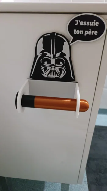 Dark Vador dérouleur de papier toilette – Darth Vader cầm kiếm gắn cuộn giấy - Image 2