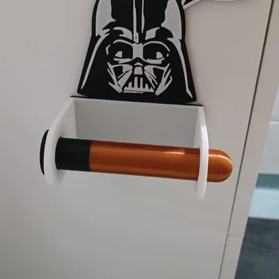 Dark Vador dérouleur de papier toilette – Darth Vader cầm kiếm gắn cuộn giấy