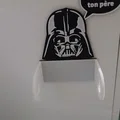 Dark Vador dérouleur de papier toilette – Darth Vader cầm kiếm gắn cuộn giấy - Thumbnail 3