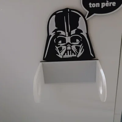 Dark Vador dérouleur de papier toilette – Darth Vader cầm kiếm gắn cuộn giấy