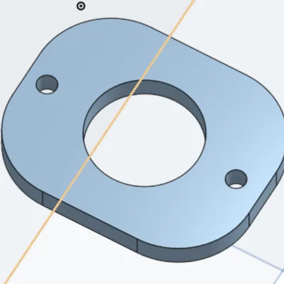 Pat đỡ vòng bi 1.125 inch cho robot FRC (Bearing Mounting Bracket)