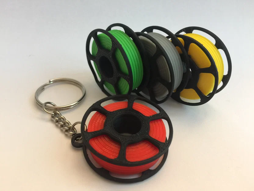 Mô hình móc khóa cuộn nhựa in 3D mini cực chất cho dân chuyên - Image 1