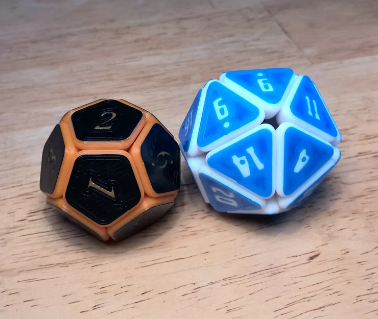 Squishy Fidget D12 (Xúc xắc 12 mặt bóp mềm) - Image 1