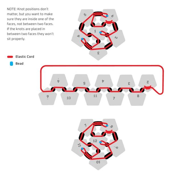 Squishy Fidget D12 (Xúc xắc 12 mặt bóp mềm) - Image 3