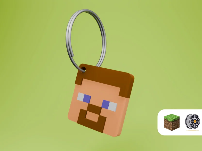 Steve | Minecraft Keychain Series - Image 1