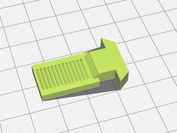 Chốt gài cửa sổ lùa nhôm Lengüeta EDM - File in 3D - Image 1