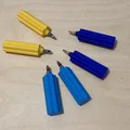 Tay cầm tua vít cho mũi 1/4" Bits - Thumbnail 1