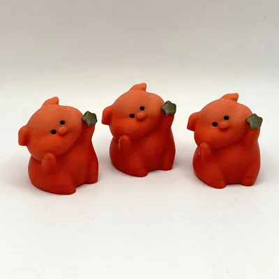 Lucky Pig Companion – Mô hình heo may mắn dễ thương để in 3D