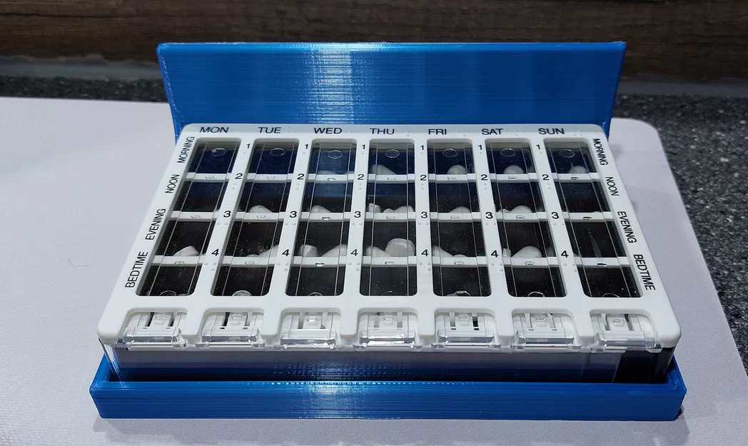Khay đựng hộp thuốc 3D (PillBox Holder) giúp sắp xếp gọn gàng - Image 3