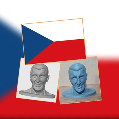 Mô hình tượng Andrej Babiš (12cm) - File in 3D chi tiết