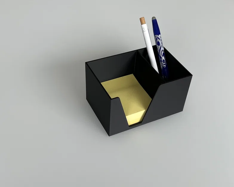 Hộp organizer để bàn có ngăn đựng giấy note (sticky notes) - Image 2