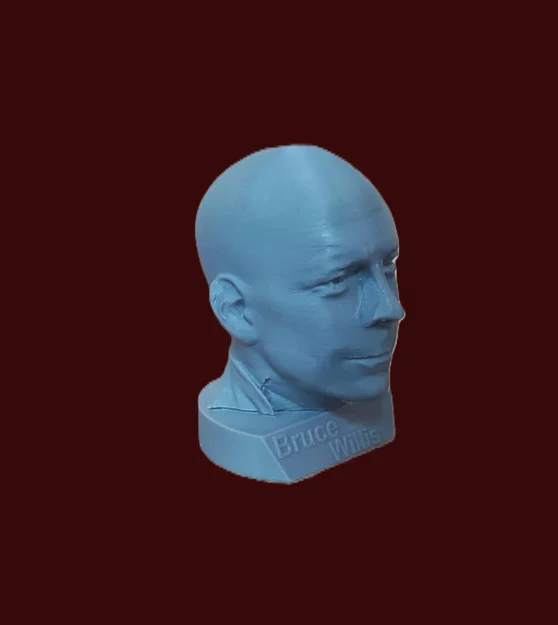 Mô hình tượng bán thân Bruce Willis nghệ thuật cho người hâm mộ - Image 1