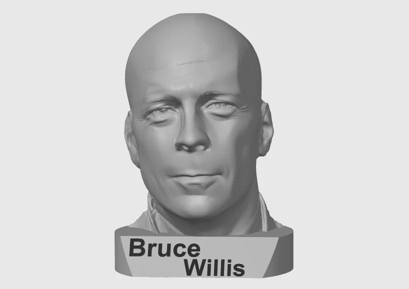 Mô hình tượng bán thân Bruce Willis nghệ thuật cho người hâm mộ - Image 2