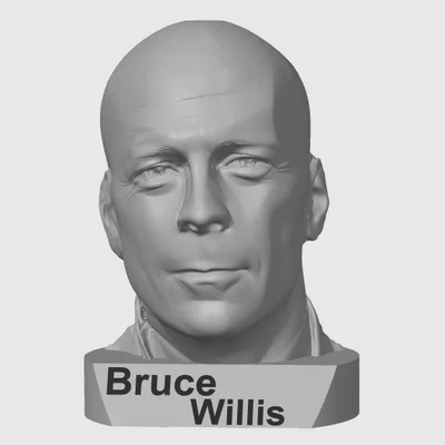 Mô hình tượng bán thân Bruce Willis nghệ thuật cho người hâm mộ