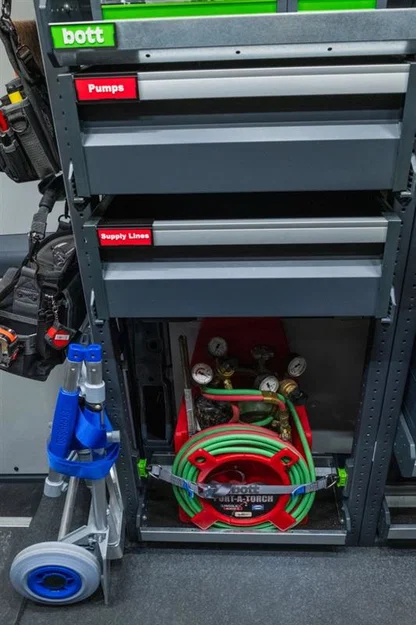 Khe Gài Thẻ Nhãn Cho Ngăn Kéo Bott (Card Slot Holder - Bott Drawer) - Image 4