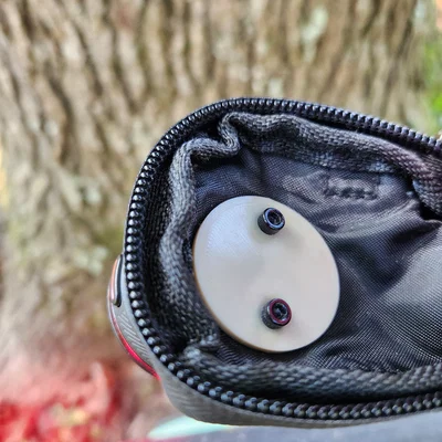 Ngàm lót gắn sau túi yên cho Garmin Varia (Saddle Bag Backplate Mount)