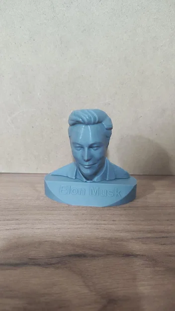 Mô hình in 3D tượng bán thân Elon Musk trang trí đẹp mắt - Image 3