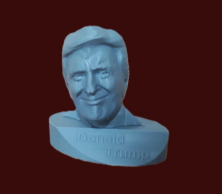 Tượng Bán Thân Donald Trump (Bust Donald Trump) - File In 3D - Image 1