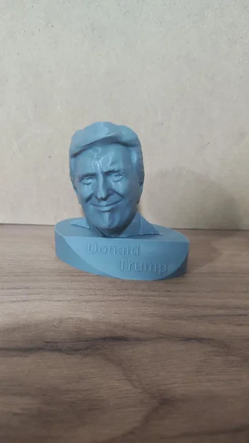 Tượng Bán Thân Donald Trump (Bust Donald Trump) - File In 3D - Image 2