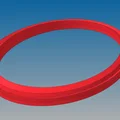 Phớt TPU piston thủy lực Jewelry Gold, I.D. 138mm O.D. 158mm - Thumbnail 1