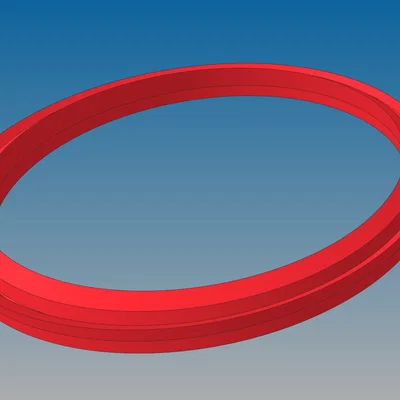 Phớt TPU piston thủy lực Jewelry Gold, I.D. 138mm O.D. 158mm